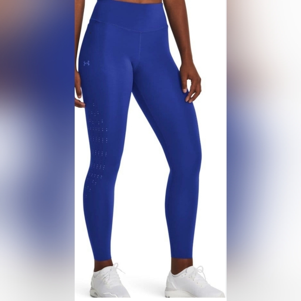 Under Armour Women's Fly Fast Elite Vibrant Blue Leggings MED